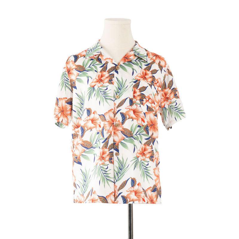 Family Matching Hawaiian Shirt and Floral Dress-Family Matching-dresslikemommy.com