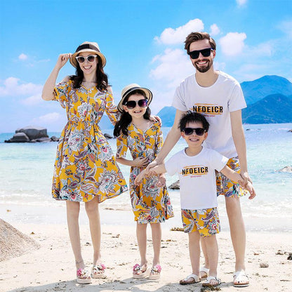 Make a Splash with This Family Matching Floral Outfit-Family Matching-dresslikemommy.com