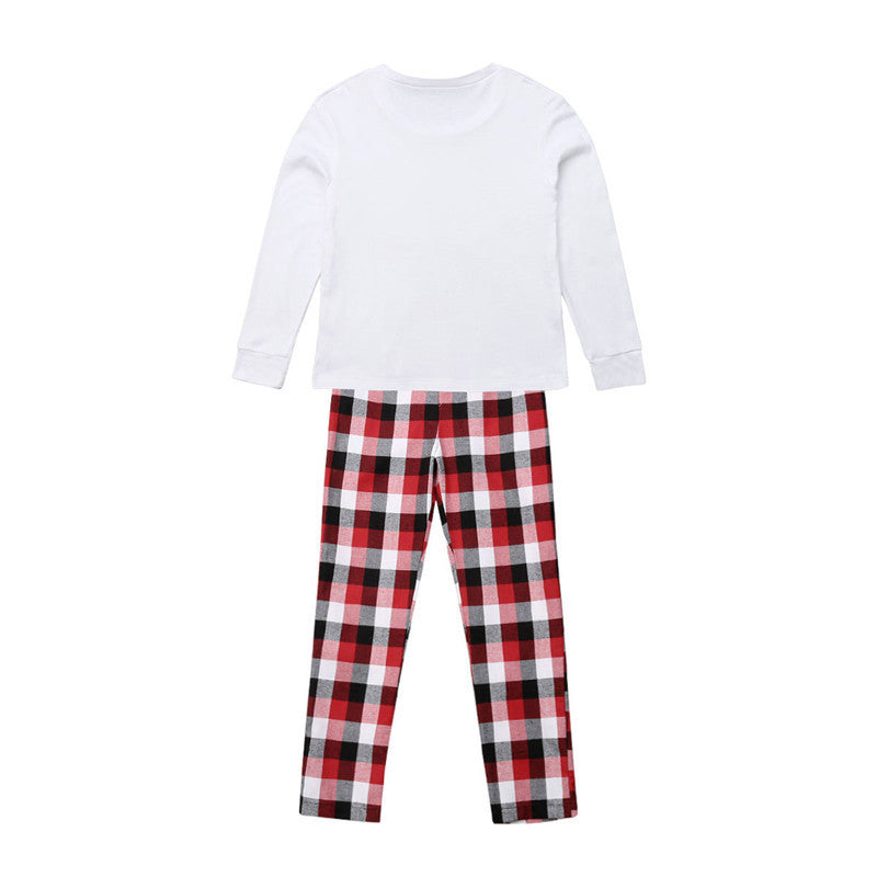 Matching Christmas Pajamas Deer Plaid Set - dresslikemommy.com