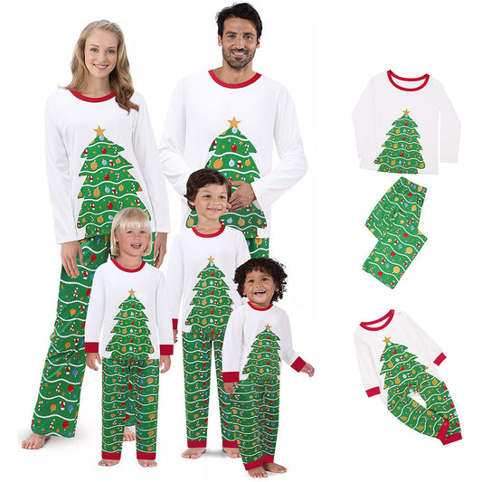 Matching Family Christmas Tree Pajamas Xmas - dresslikemommy.com