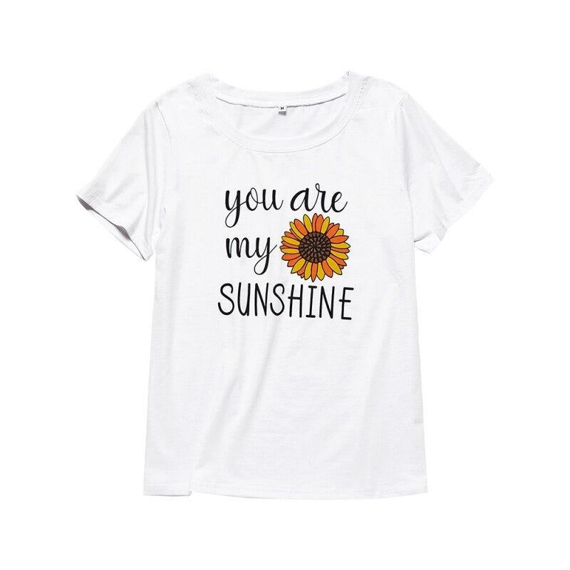 Matching T-Shirt Your Are My Sunshine - dresslikemommy.com