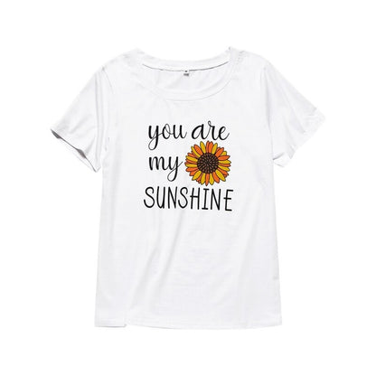 Matching T-Shirt Your Are My Sunshine - dresslikemommy.com