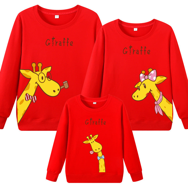 Family Matching Giraffe Sweater - dresslikemommy.com