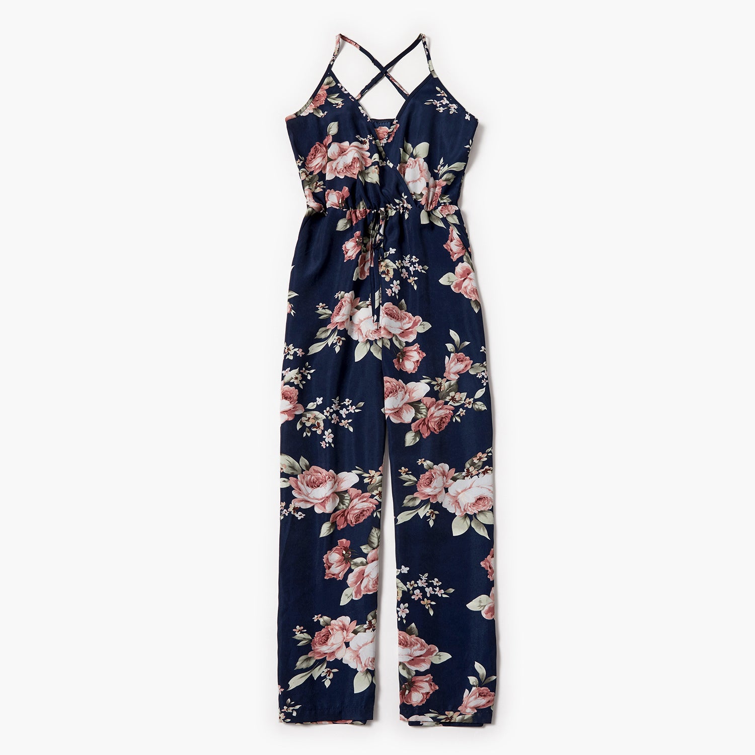 Mommy & Me Matching Floral V Sling Jumpsuit –