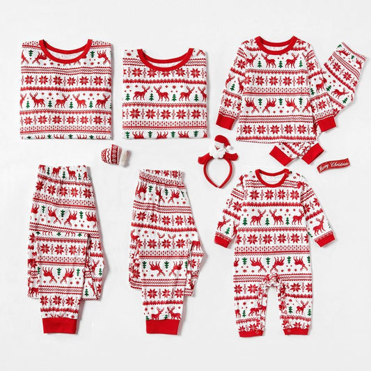 Family Matching Holiday Christmas Pajamas - dresslikemommy.com