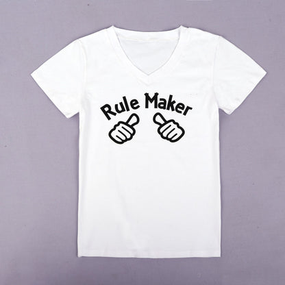 Family Matching Rule Maker Rule Breaker T-shirts - dresslikemommy.com