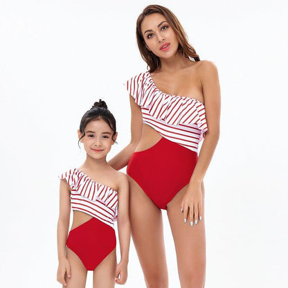 Cute Mother Daughter Matching Swimsuits-Swimsuits-dresslikemommy.com