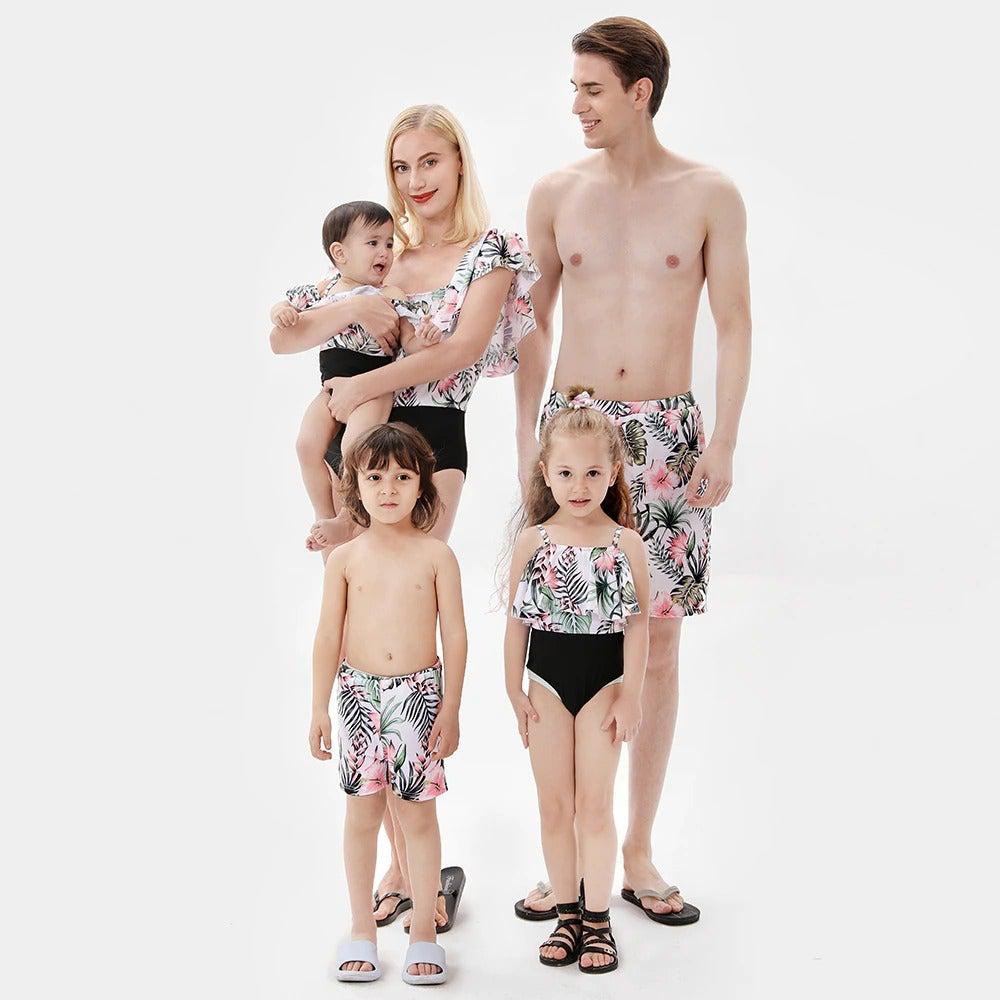 Family Matching Swimsuits Swim Trunks-Family Matching-dresslikemommy.com