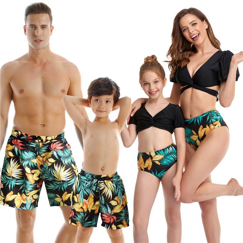 Family Matching Swimwear Bathing Suit-Family Matching-dresslikemommy.com