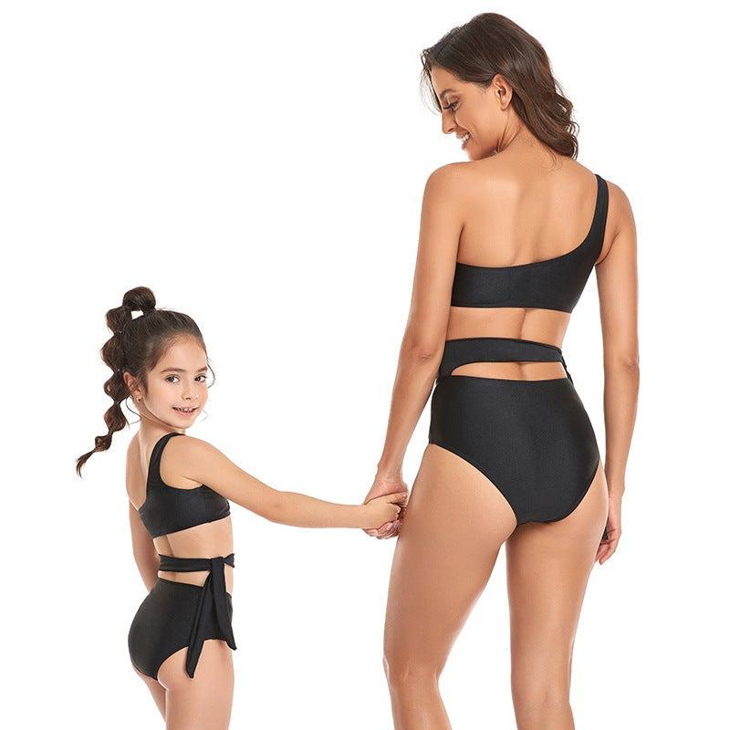 Fashion Matching Mother & Child Swimsuit-Swimsuits-dresslikemommy.com