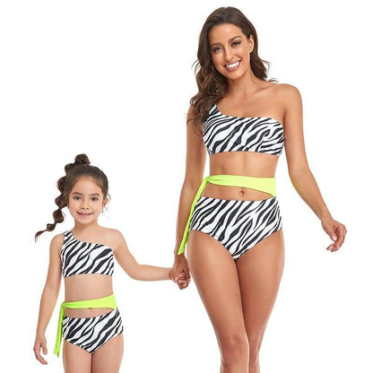 Fashion Matching Mother & Child Swimsuit-Swimsuits-dresslikemommy.com