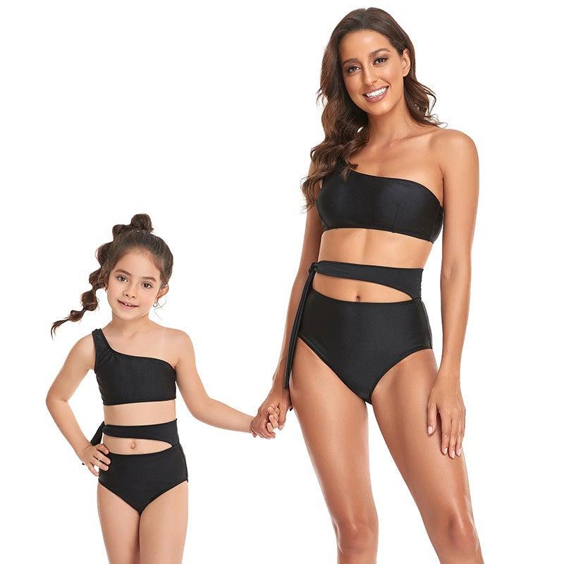 Fashion Matching Mother & Child Swimsuit-Swimsuits-dresslikemommy.com