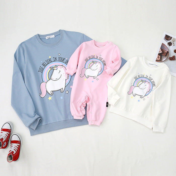 Mommy & Me Matching Unicorn Sweater - dresslikemommy.com