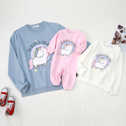 Mommy & Me Matching Unicorn Sweater - dresslikemommy.com