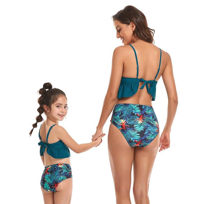 Matching Mother Daughter Tankini Swimsuit-Swimsuits-dresslikemommy.com