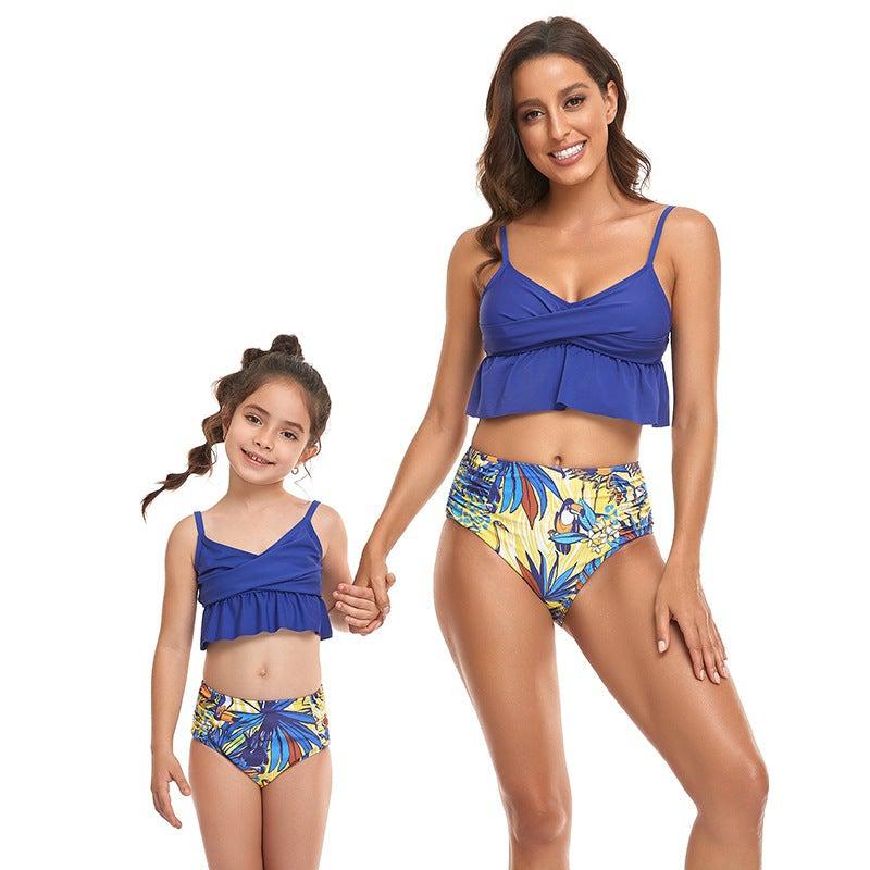 Matching Mother Daughter Tankini Swimsuit-Swimsuits-dresslikemommy.com