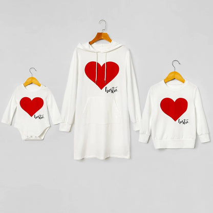 Matching Mommy & Me Heart Hoodie