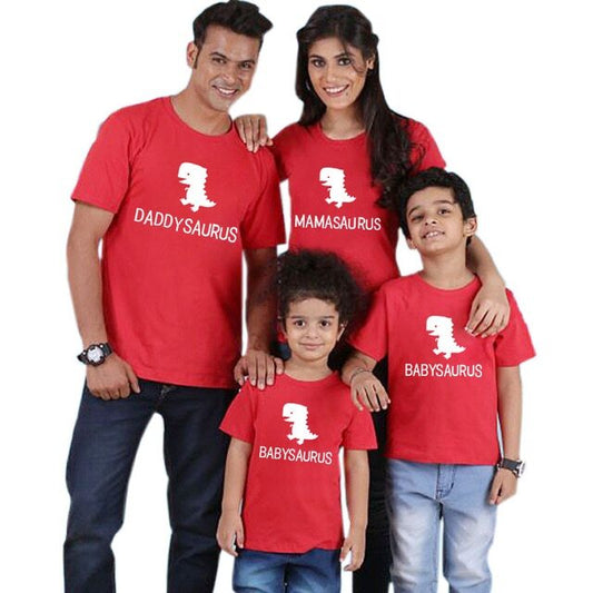 Family Matching Saurus T-shirts - dresslikemommy.com