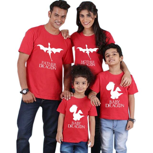 Family Matching Dragon T-shirts - dresslikemommy.com