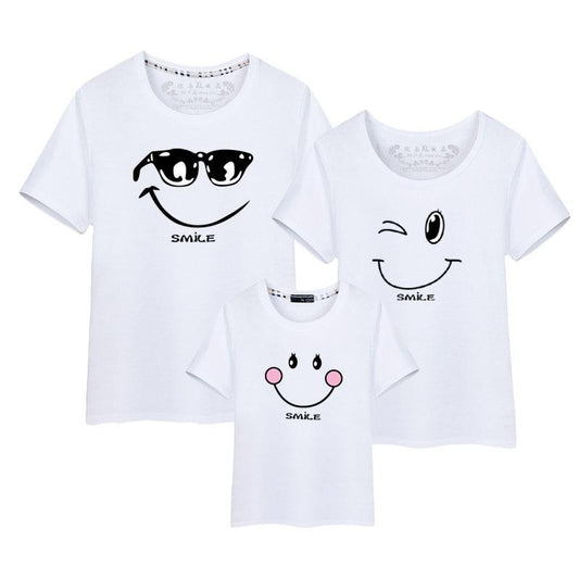 Family Matching Smile T-Shirt - dresslikemommy.com