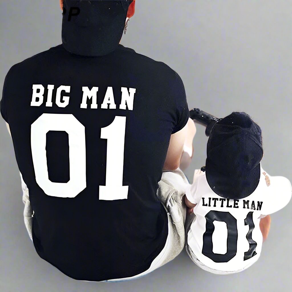 Matching Big Man Little Man T-Shirts - dresslikemommy.com