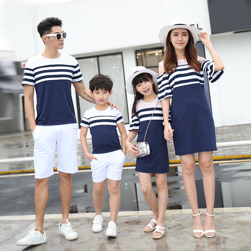 Matching Family Striped Outfit –