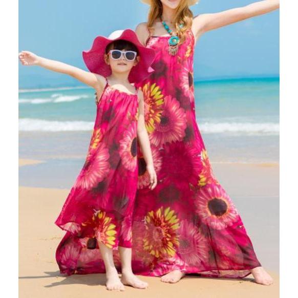 Beach dresses for mom sales and daughter