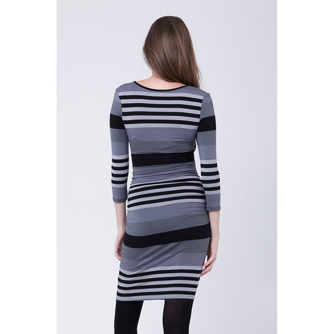 Maternity Striped Dress - dresslikemommy.com