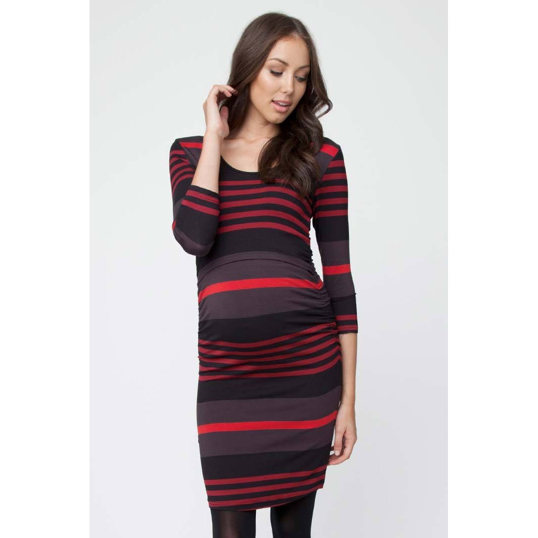 Maternity Striped Dress - dresslikemommy.com