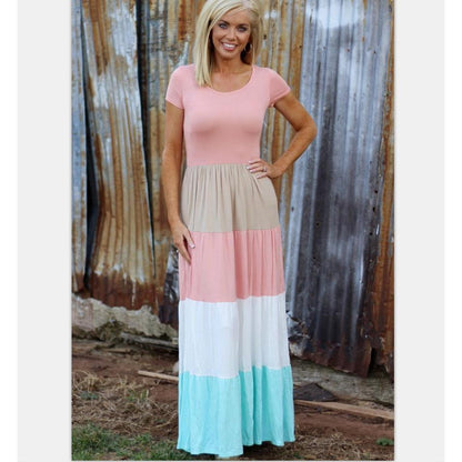 Mommy & Me Splice Summer Maxi Dress - dresslikemommy.com