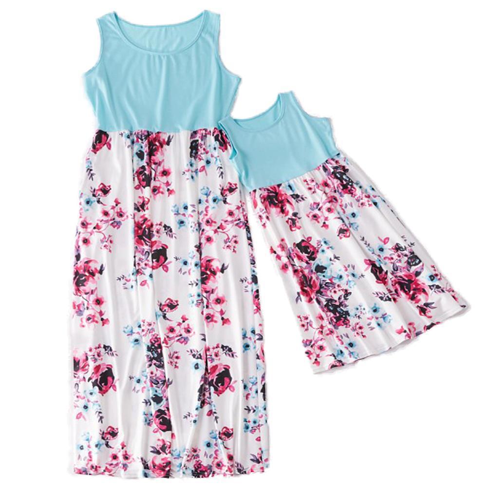 Mommy & Me Spring Flowers Dress - dresslikemommy.com