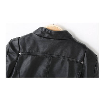 Mother and daughter faux leather jacket - dresslikemommy.com