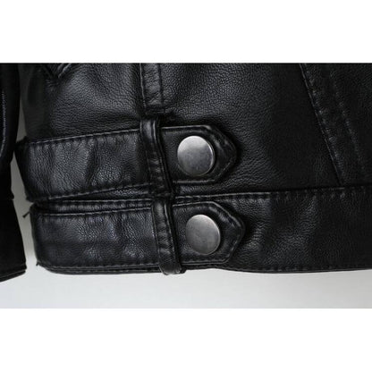 Mother and daughter faux leather jacket - dresslikemommy.com