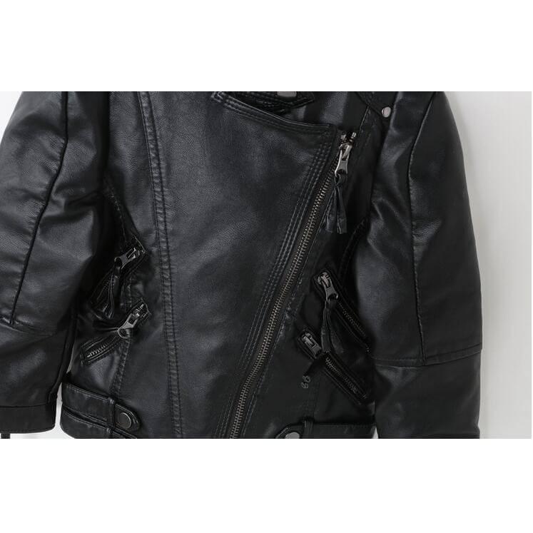 Mother and daughter faux leather jacket - dresslikemommy.com