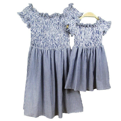 Mother Daughter Matching Striped Dress - dresslikemommy.com