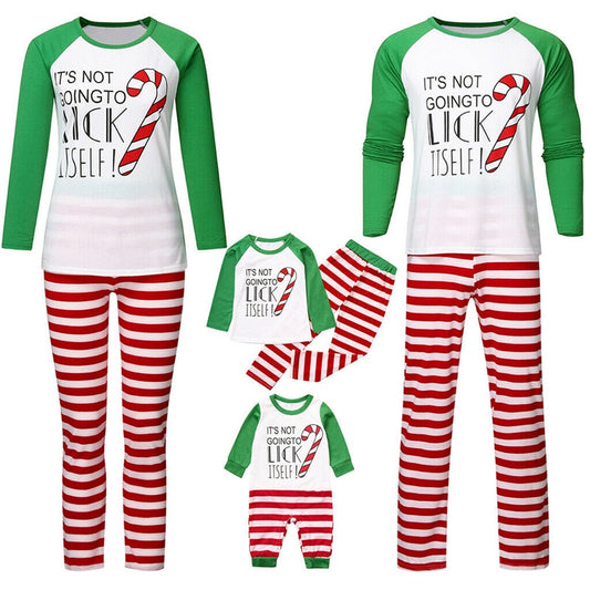 Family Matching Merry Christmas Pajamas Sleepwear - dresslikemommy.com